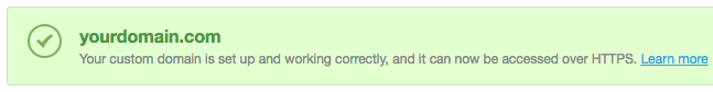 Secure custom domain verification