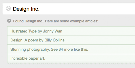 A list of article titles from the website found