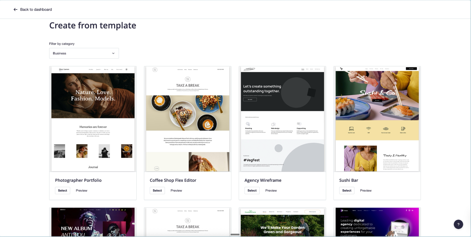 Website Builder: build and publish a site without code