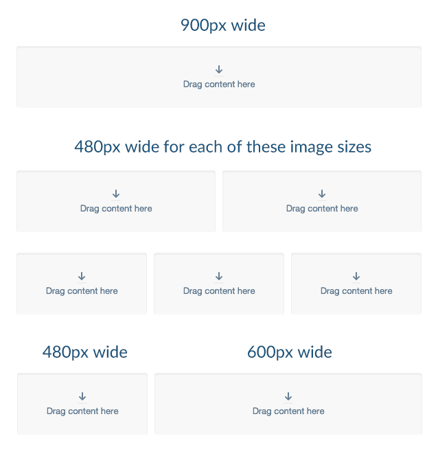 Recommended image width guidelines